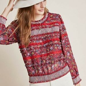 New Anthropologie Smocked Blouse by Ranna Gill